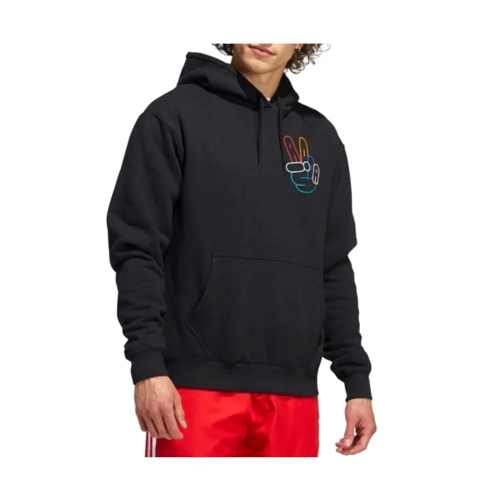 Adidas Orginals Peace Sign Trefoil Hoodie Size Medium Peace Sign Hoodie